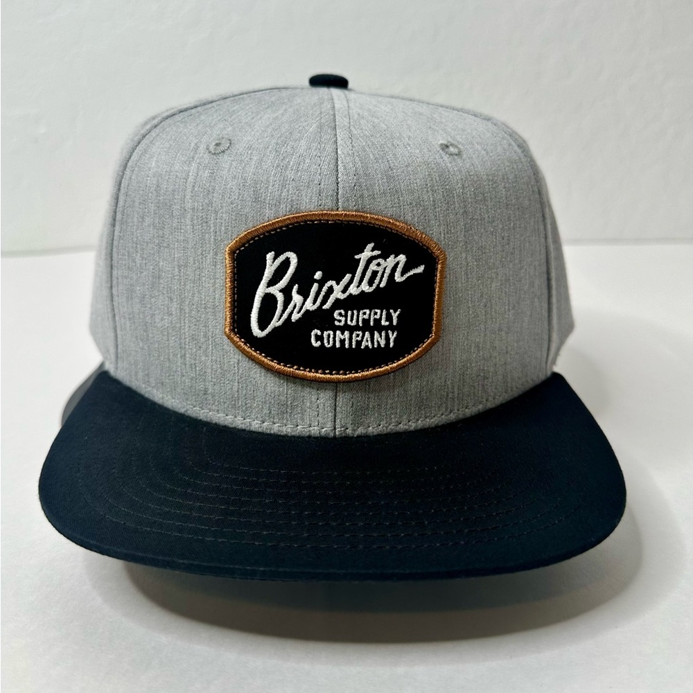 Brixton Supply Company Aldridge Snapback Crossover‎ Cap Black Heather Grey New